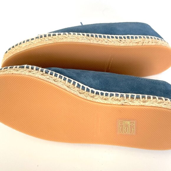 BOTTEGA VENETA Spritz Suede Denim blue espadrilles 522301 shoes, Size 41 - Picture 9 of 12